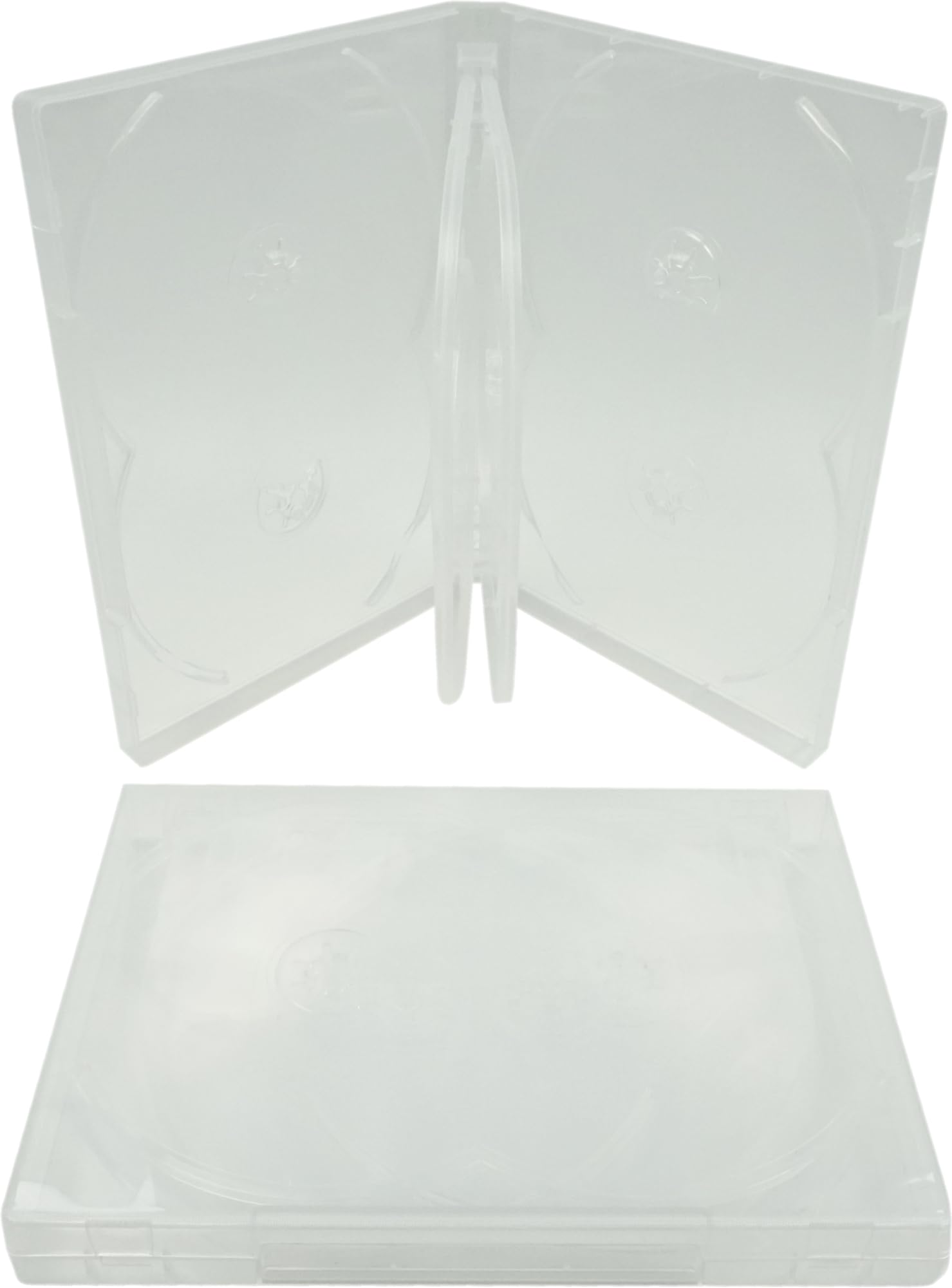Amazon.com: (1) Clear 8 Disc DVD Empty Replacement Boxes with Wrap